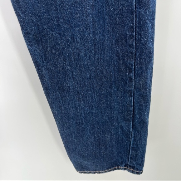 LEVI’S 505’s dark wash straight leg jeans size 34” - Picture 3 of 8